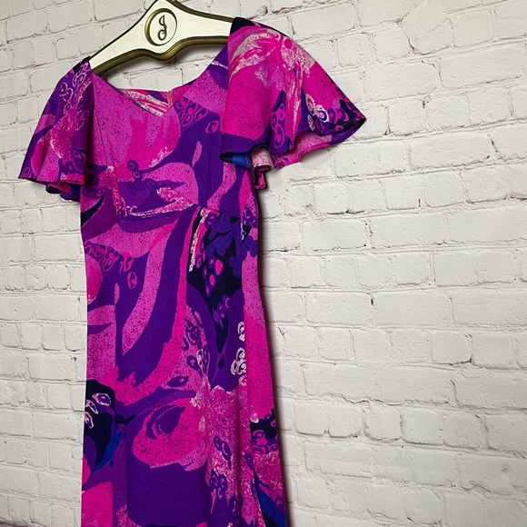 Vintage 60s Hawaiian Dress - Picture 7 of 9